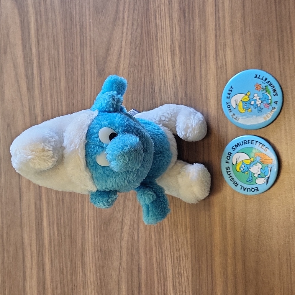 Original 1980s Smurf Set